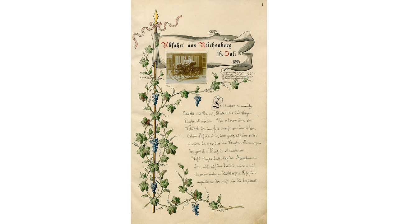 Fernfahrt des Baron von Liebieg vor 125 Jahren