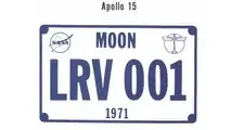 Lunar Roving Vehicle, das einzige Auto auf dem Mond