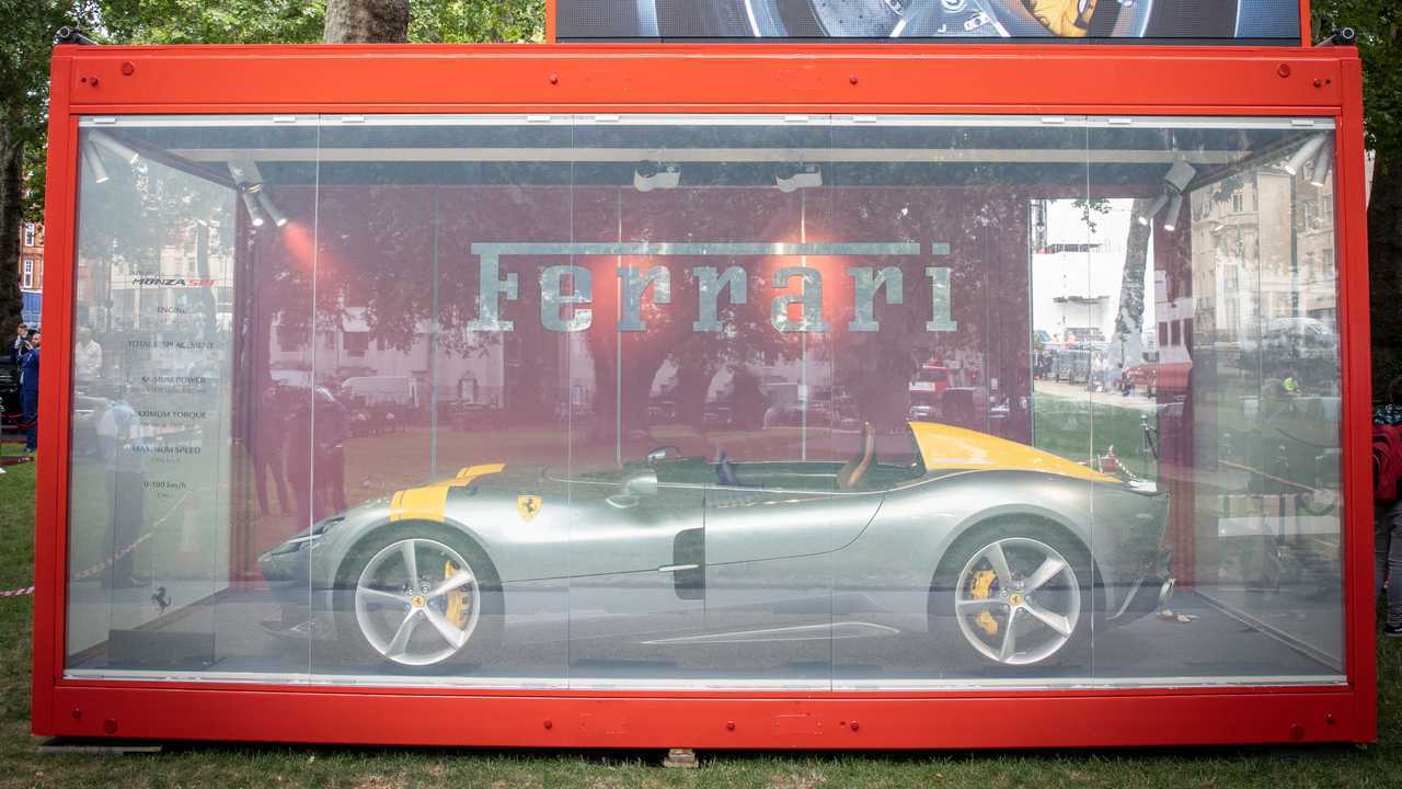 Ferrari hosts garden party gathering of rarities in London