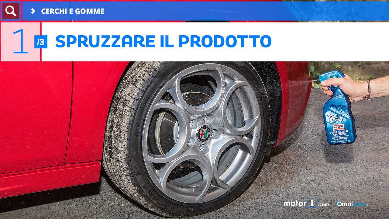 Come pulire cerchi e gomme
