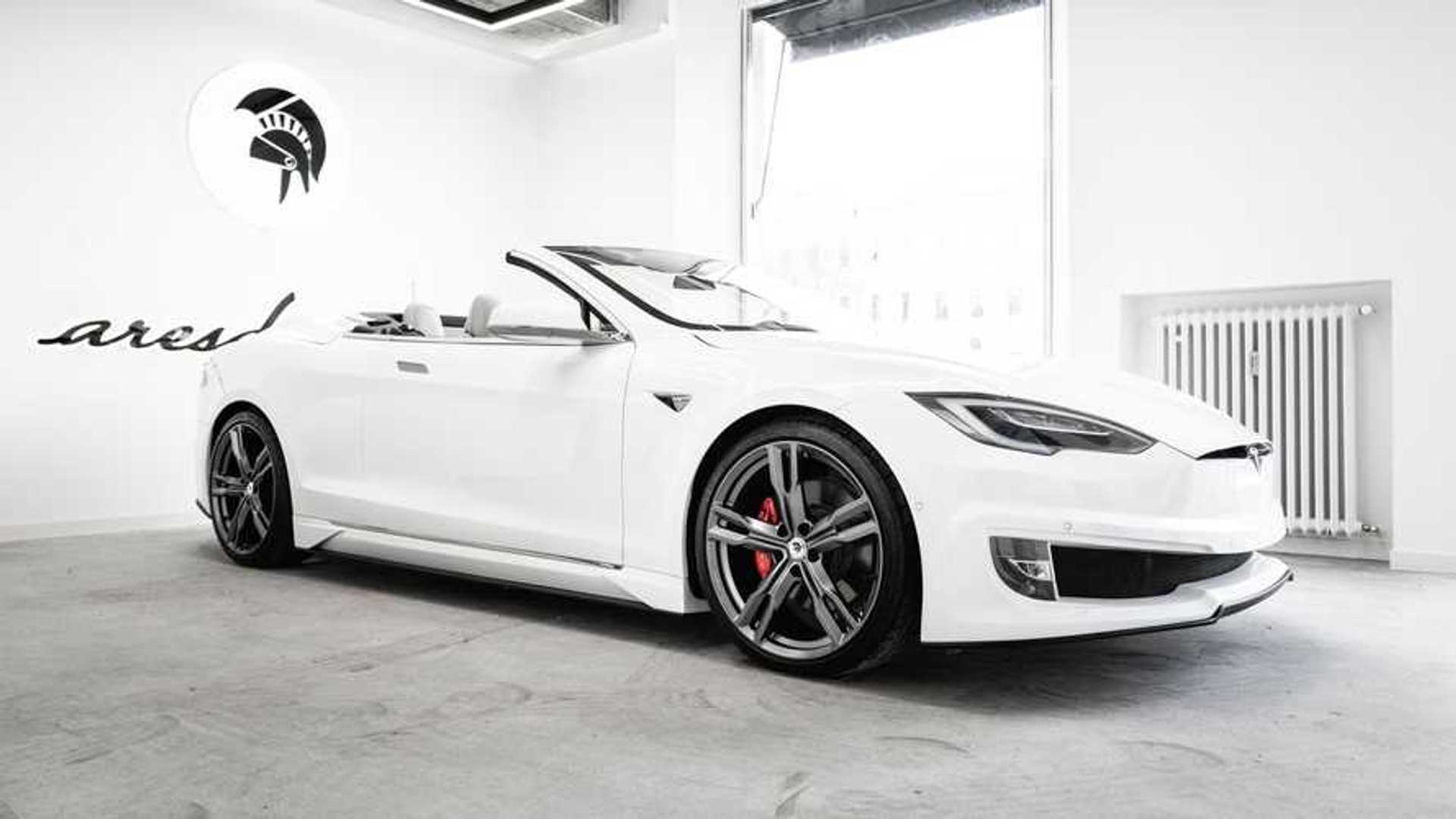 Hold On To Your Hats Coachbuilder Creates Convertible Tesla Model S