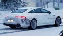 Mercedes-AMG GT73e, foto spia sulla neve