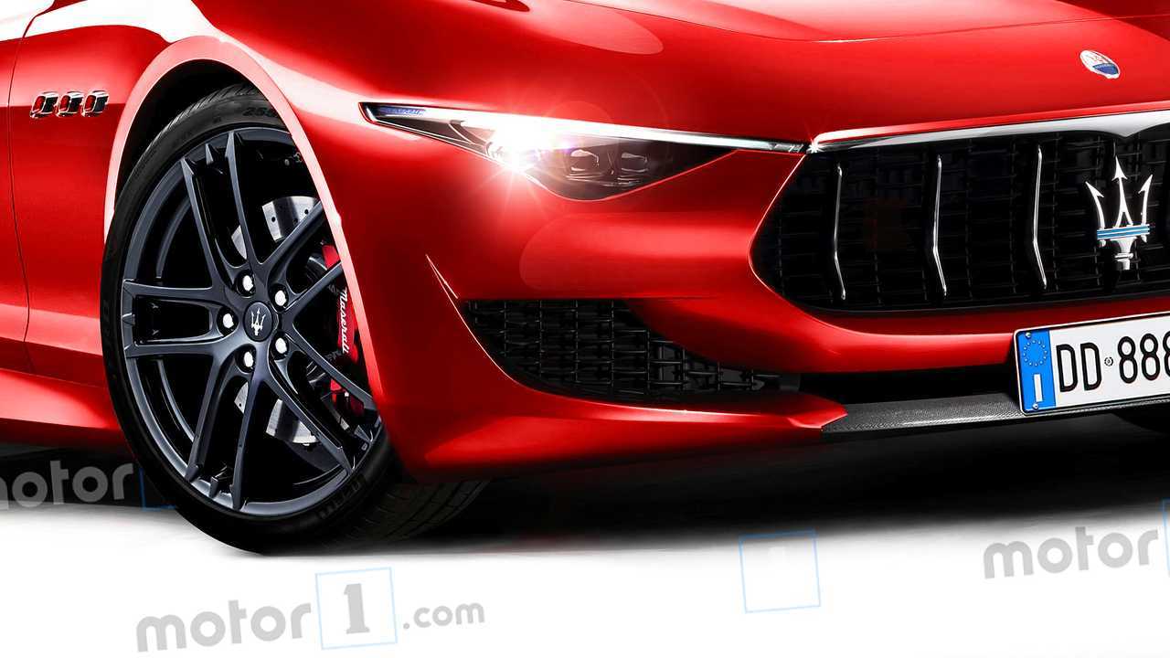 Maserati Alfieri, il rendering