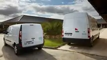 Renault Kangoo Z.E. Hydrogen (left) and Renault Master Z.E. Hydrogen (right)