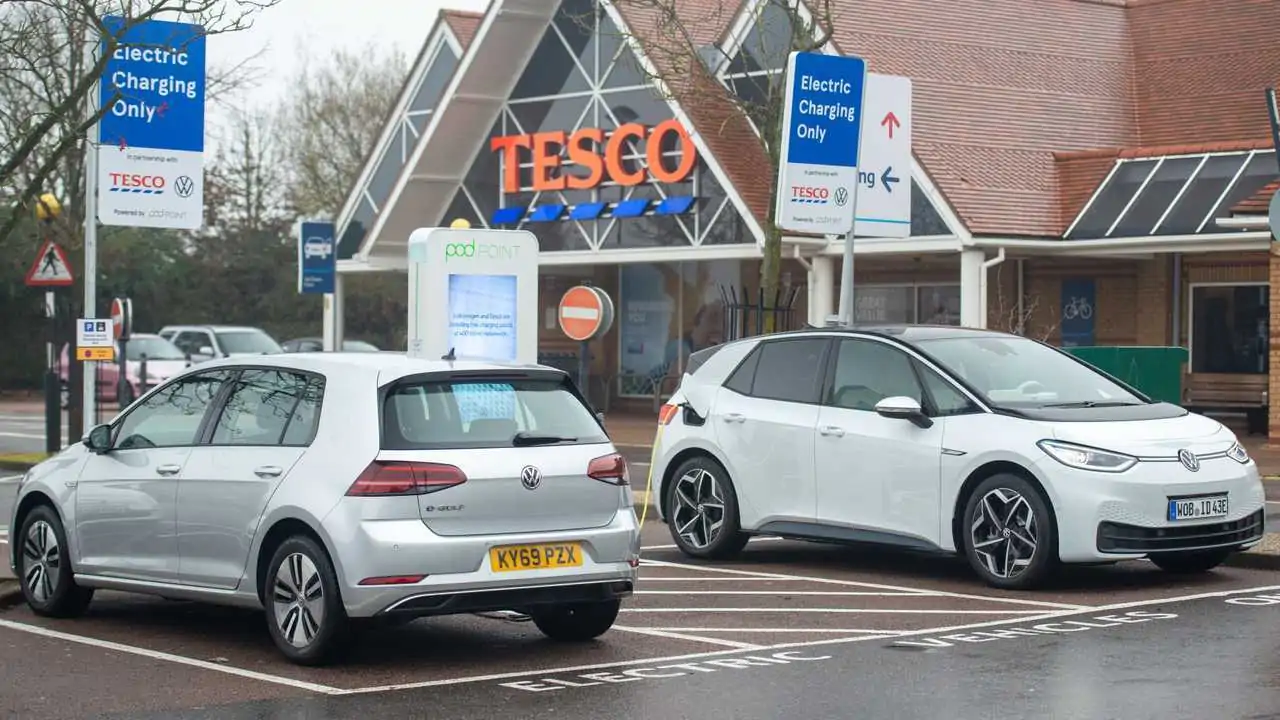 Charge Your Ev For Free At Tesco