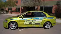 Paul Walker's Mitsubishi Evo from 2 Fast 2 Furious