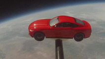 Ford Mustang model in space