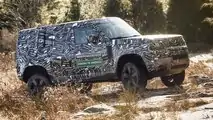 Land Rover Defender test prototypes in North America