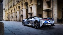 La Pininfarina Battista sulle strade di Torino