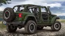 Jeep Wrangler 4xe Lift Kit Rear Three Quarters