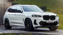 Makyajlı BMW X3 Dijital Tasarım