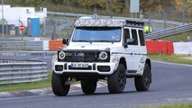 2022 Mercedes G-Serisi 4x4² Yeni Casus Fotoğraflar Nürburgring