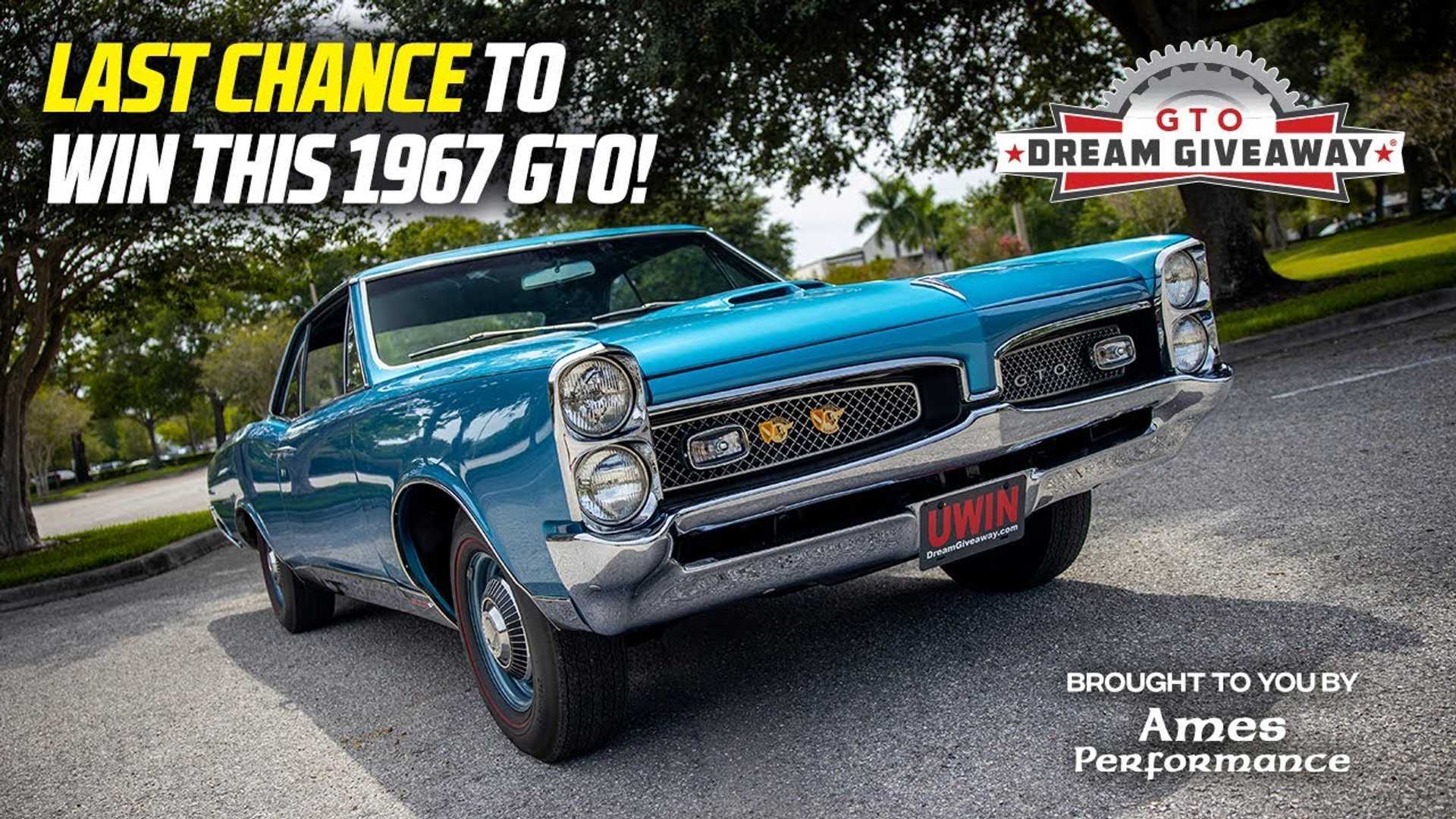 Last Chance To Win This Glorious 1967 Pontiac GTO And $13.5K Cash