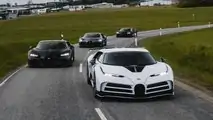 Bugatti Centodieci et Bugatti Chiron Super Sport 300+ au Nordschleife