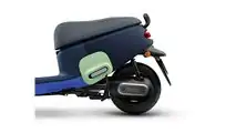 Gogoro Viva Mix Belt - Techno Blue - Rear Left Closeup