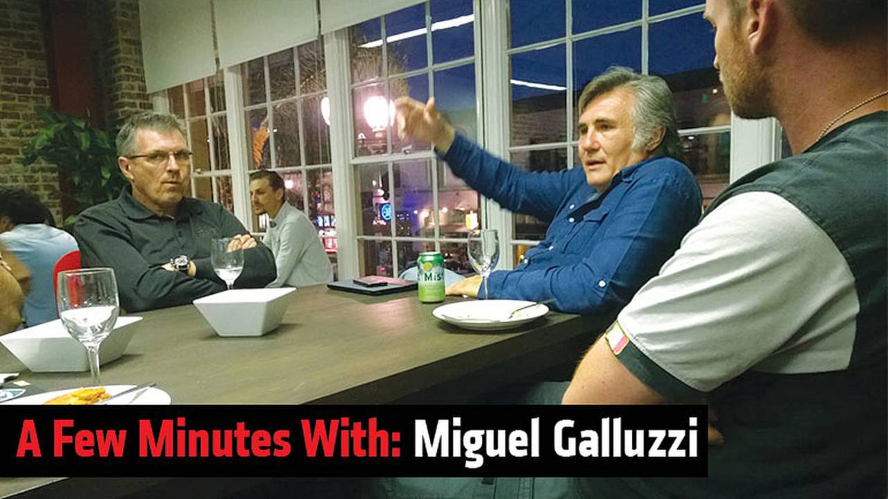 A Few Minutes With: Miguel Galluzzi