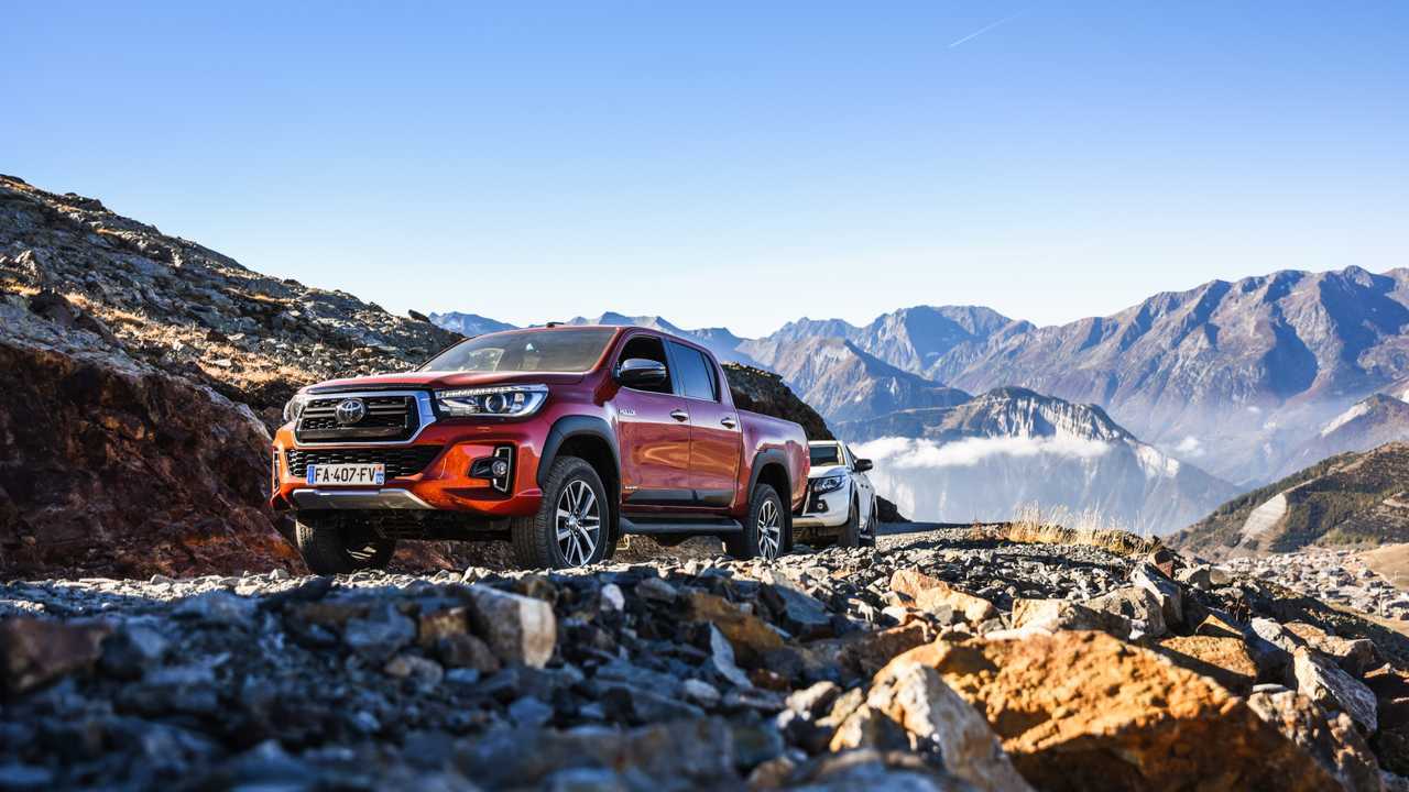 Pick-up dans les Alpes