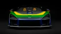 Livrée Senna Sempre à l'échelle 1:8 de McLaren Senna par Amalgam