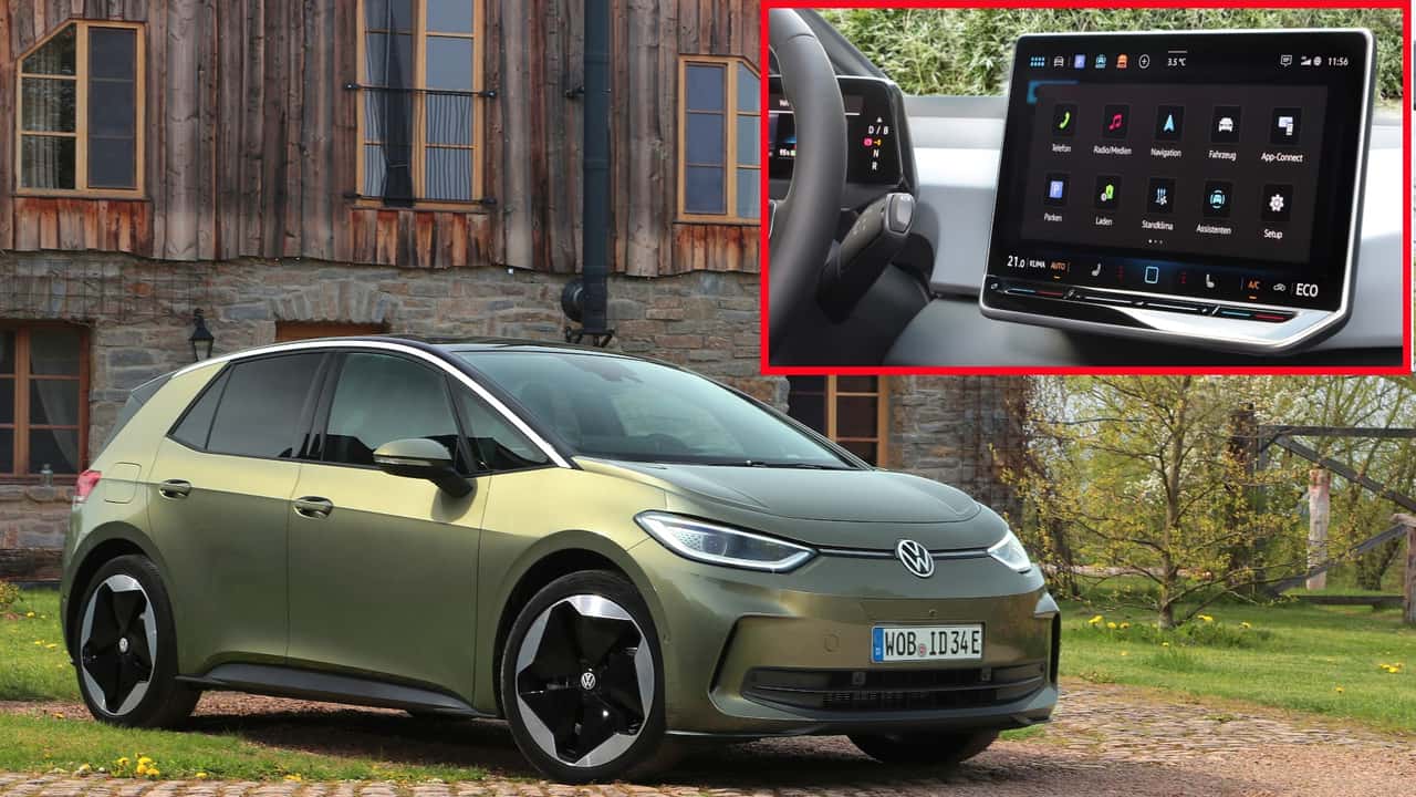 VW ID.3 mit neuem Touchsceen