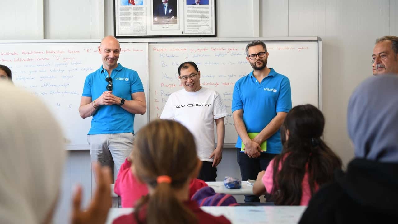 Chery ve UNICEF Ziyareti