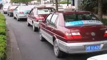 Santana-Taxis in Shanghai im Jahr 2007 (Foto - Jason Vogel)