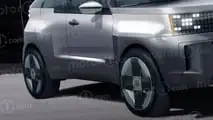 Fiat Panda e (2024) als Rendering