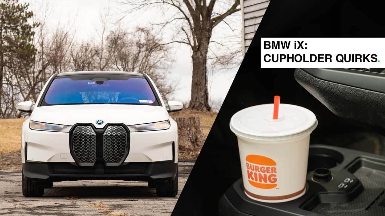 BMW iX Cupholders