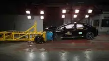 Crash test Mercedes-Benz EQE Euro NCAP 2022