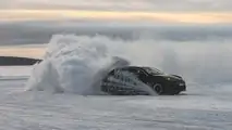 Pruebas de clima frío del Porsche Macan EV