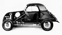 Fiat 500 Topolino 1936, la sezione laterale