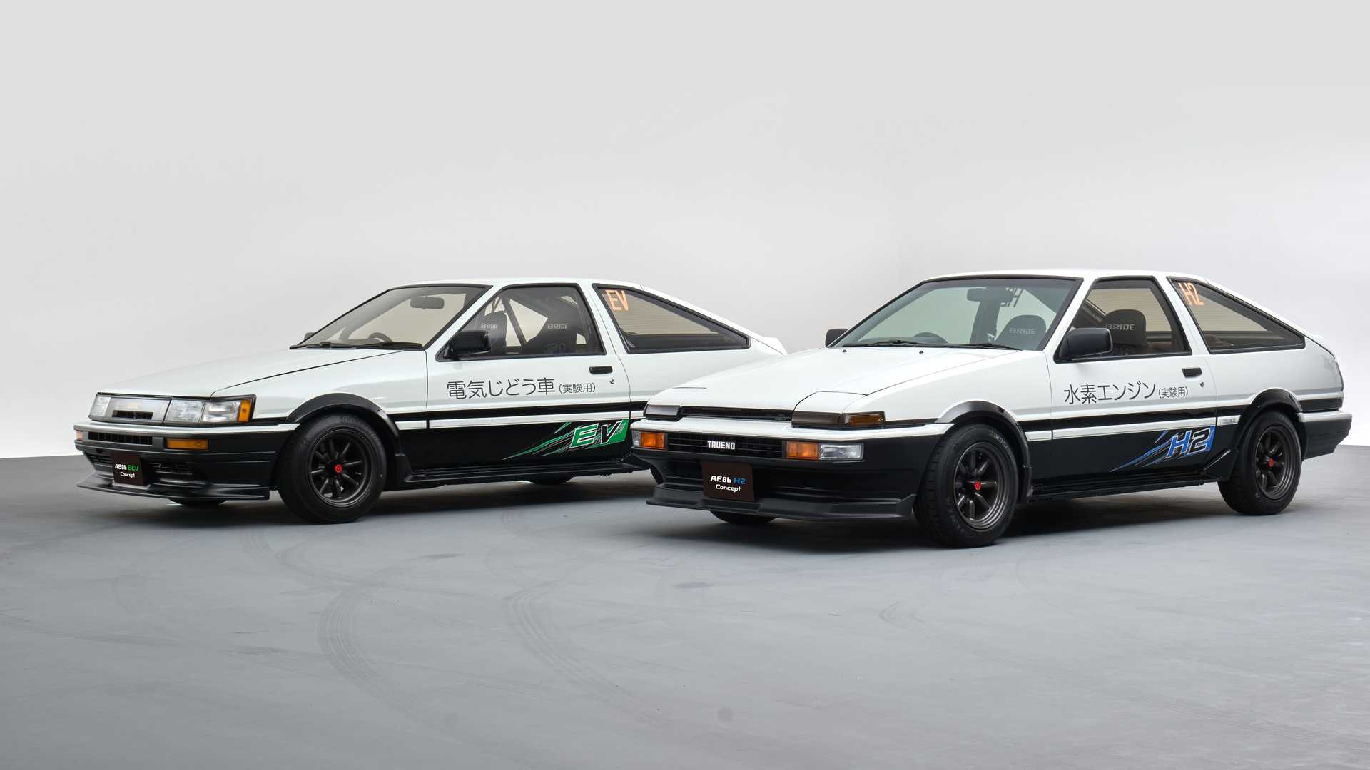 Toyota AE86 Concepts Debut As Factory Hydrogen And Electric Restomods Toyota AE86 Concepts Debut As Factory Hydrogen And Electric Restomods