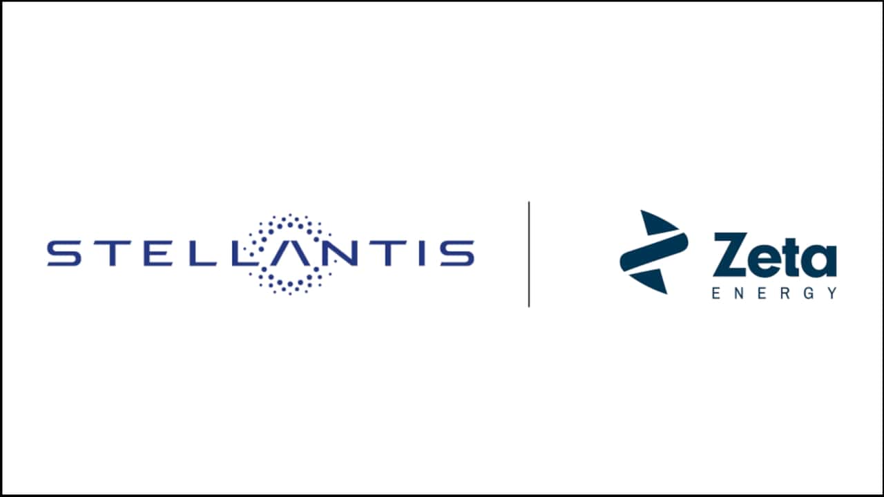 Schriftzüge von Stellantis und Zeta Energies