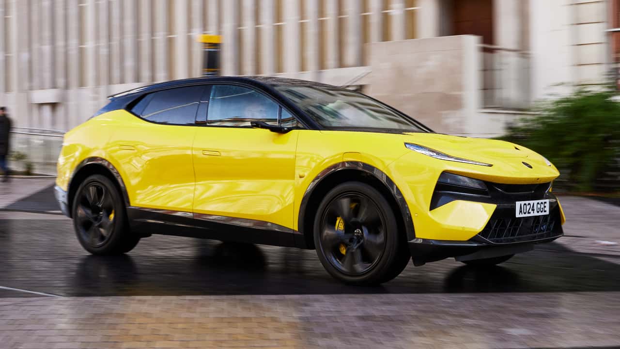 Lotus Eletre Uber taxi in London