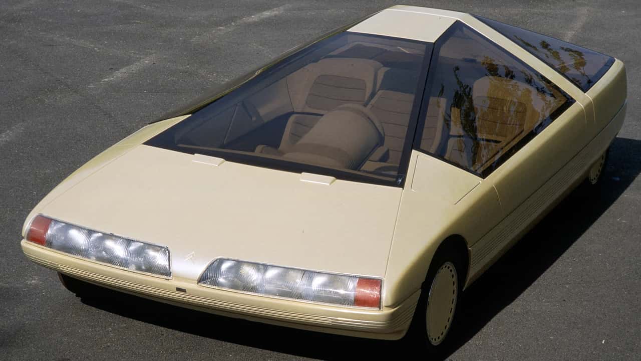 Citroën a imaginé une voiture en forme de pyramide dans les années 1980