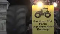 Proteste trattori Londra