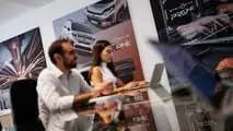 Carlos Tavares all'inaugurazione dei nuovi uffici di Pro One a Mirafiori