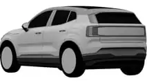 Volvo EX30 leaked patent image