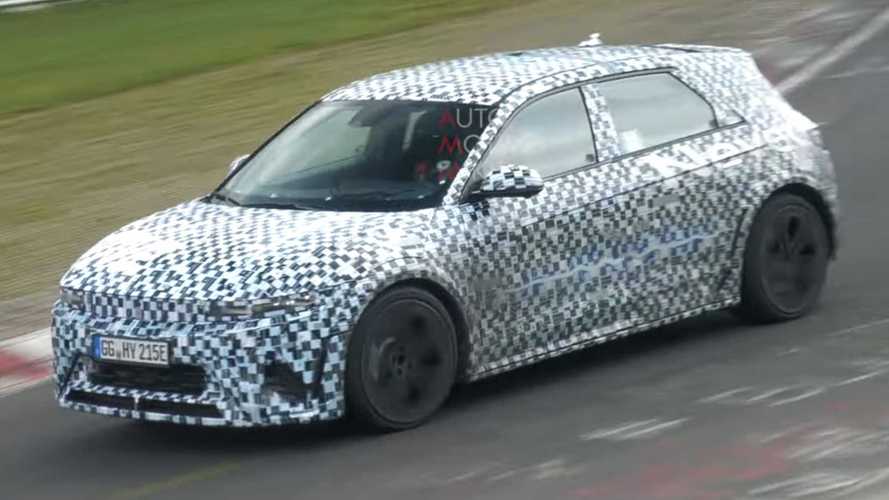 La Hyundai Ioniq 5 N si allena al Nurburgring [Video]