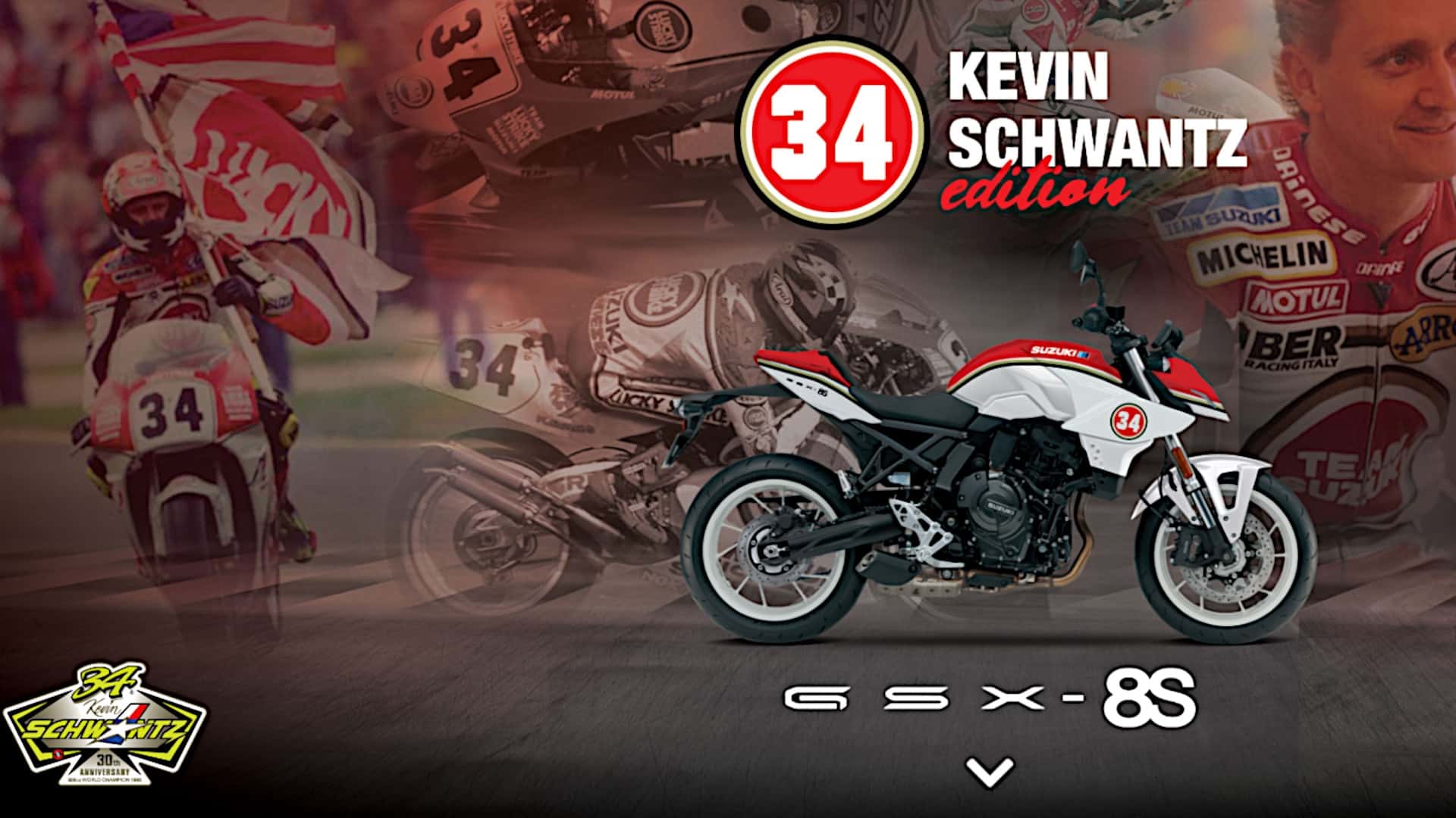 Suzuki Italia Unveils Seriously Limited Edition Kevin Schwantz GSX-8S