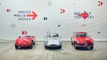 La partenza della 1000 Miglia 2023
