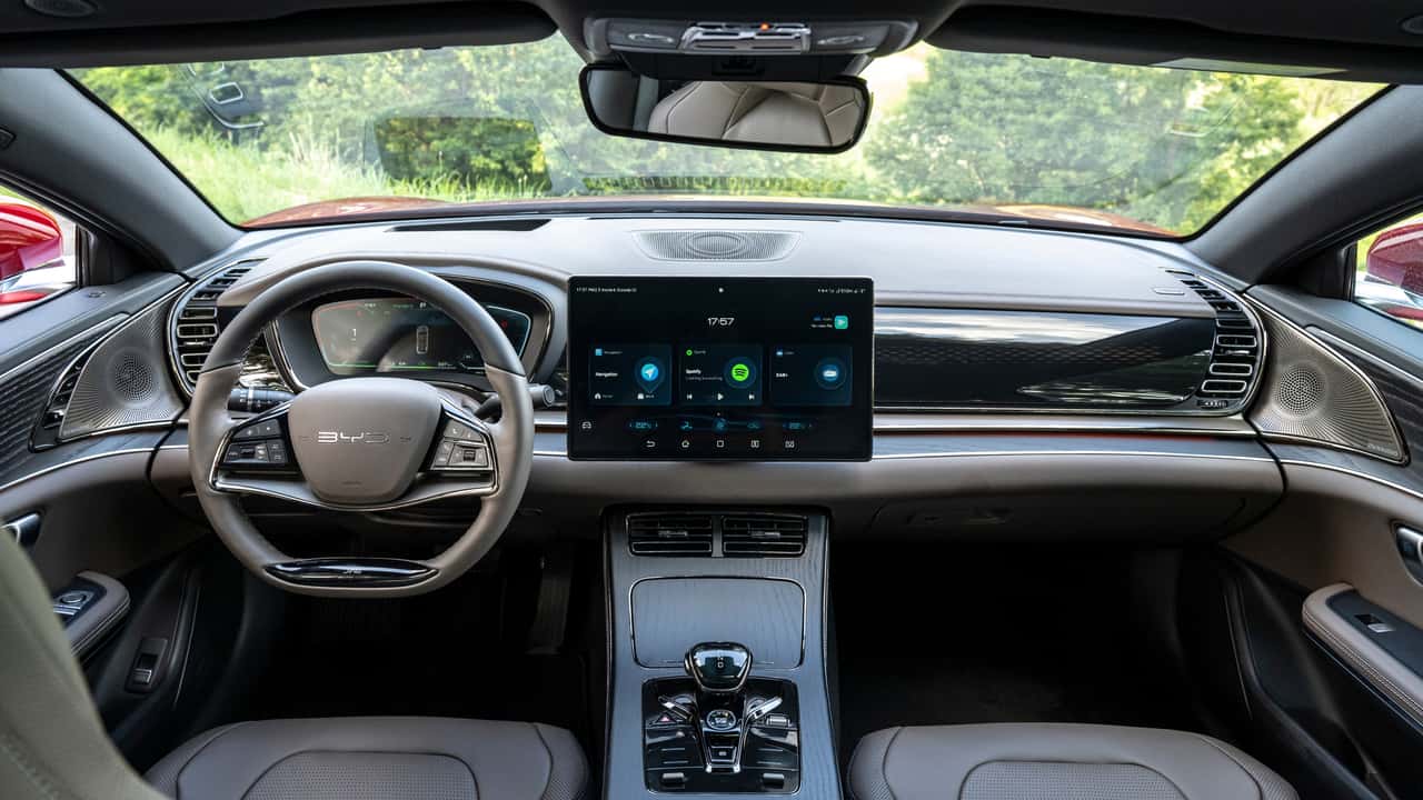 Interni della BYD Han