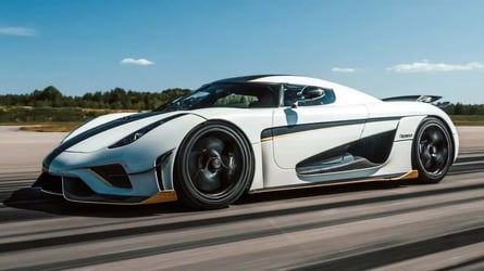 La Koenigsegg Regera bat un record de la Rimac Nevera