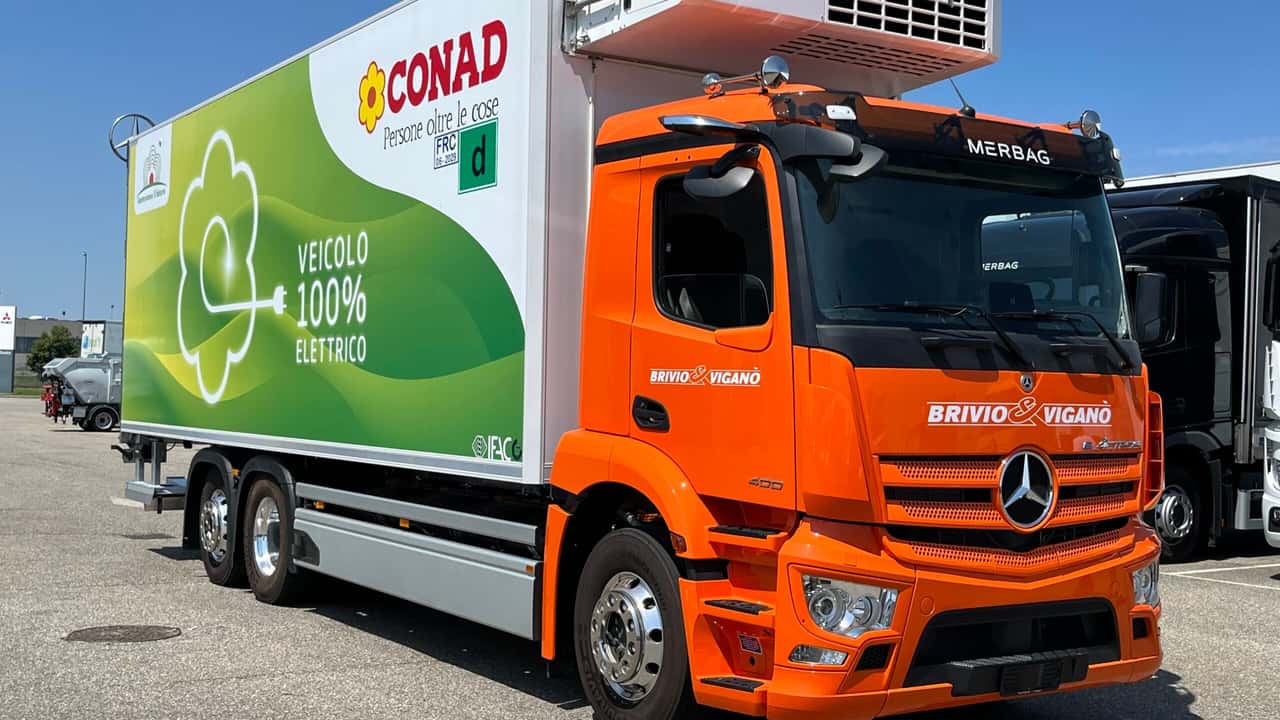 Il Mercedes eActros di Brivio & Viganò