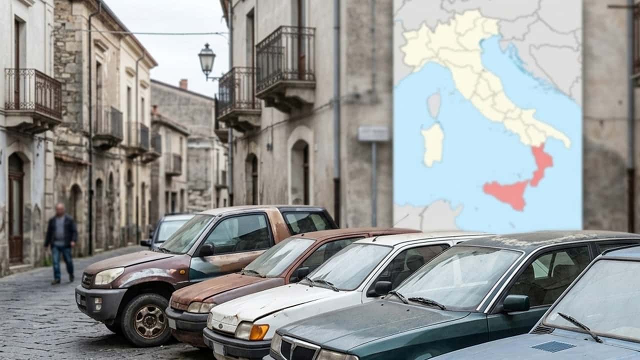 Dove sono le auto più vecchie d'Italia?