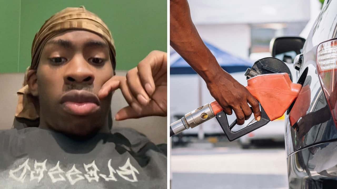 Man fills up on gas. Then he sees how long it will last him