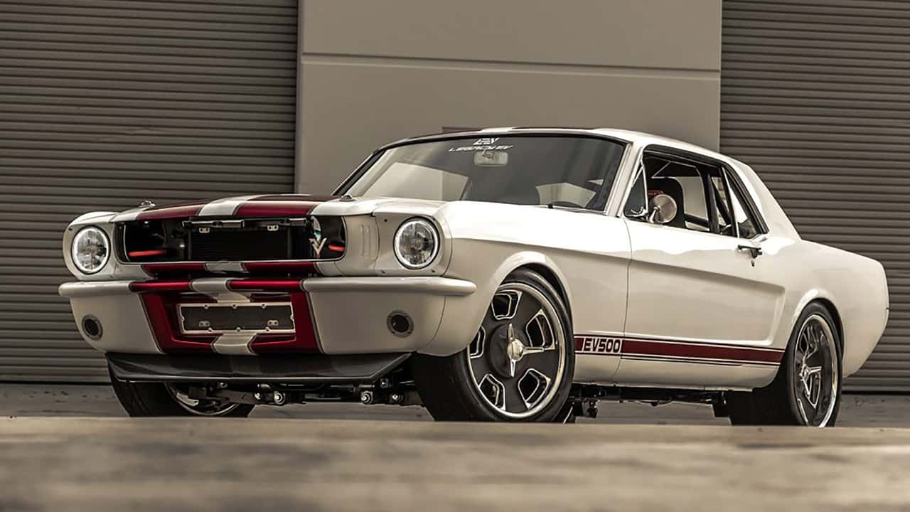1965 Ford Mustang EV conversion by Revolt Systems