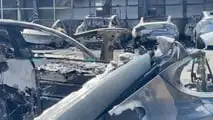 L'incendio nella concessionaria Tesla a Roma