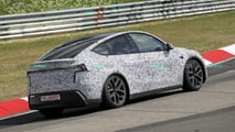 Tesla Model Y Performance (2026) als Erlkönig auf dem Nürburgring