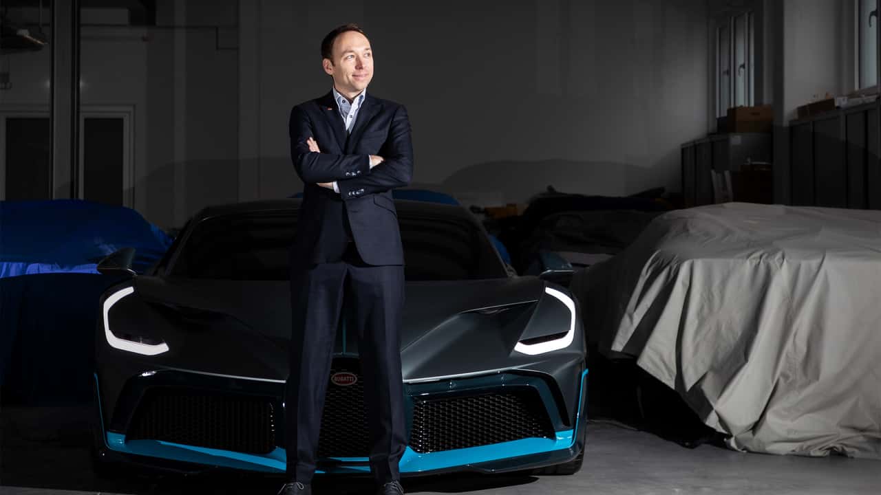Bugatti Head of Design, Frank Heyl