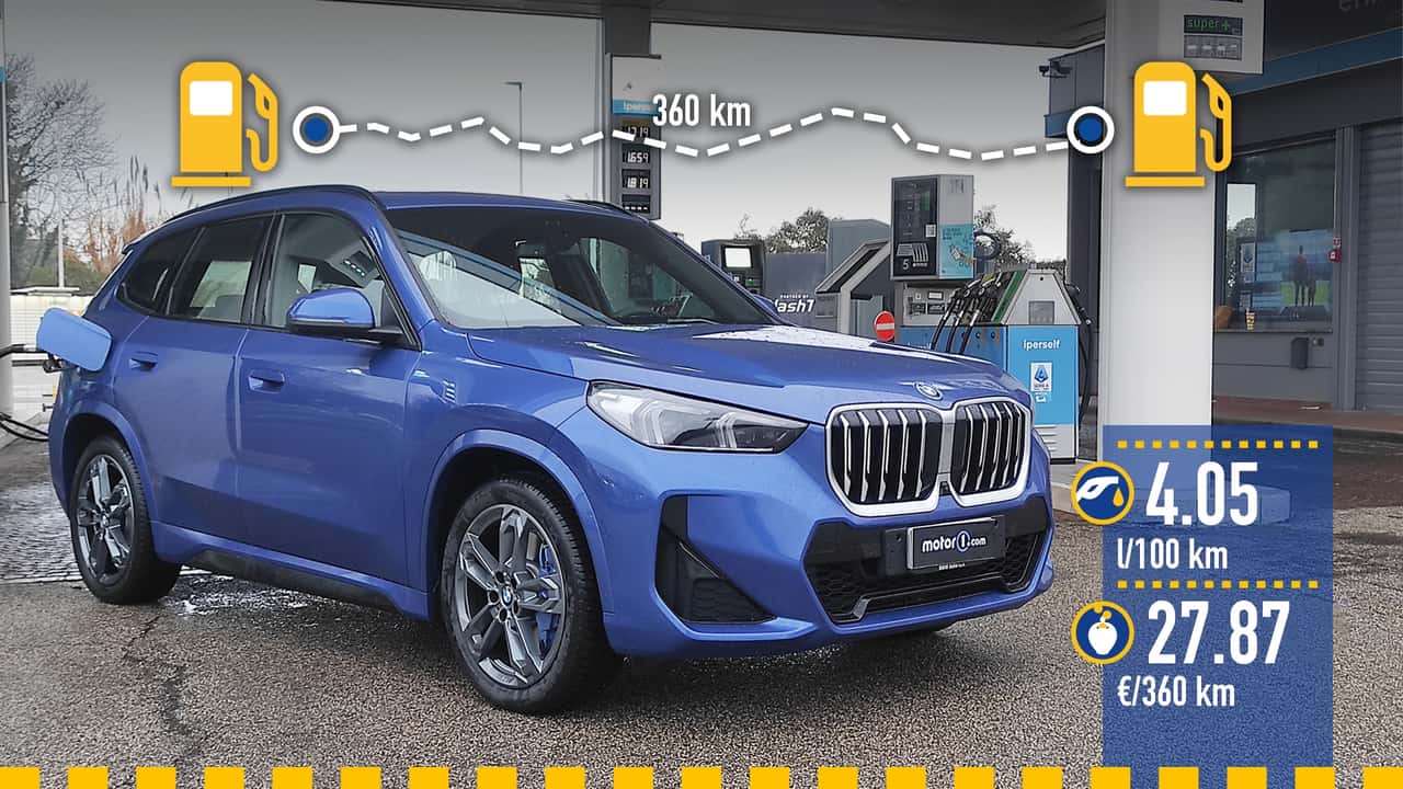 BMW X1 ibrida plug-in (2026), la prova dei consumi reali